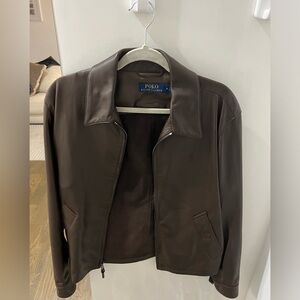 Ralph Lauren Brown Leather Jacket